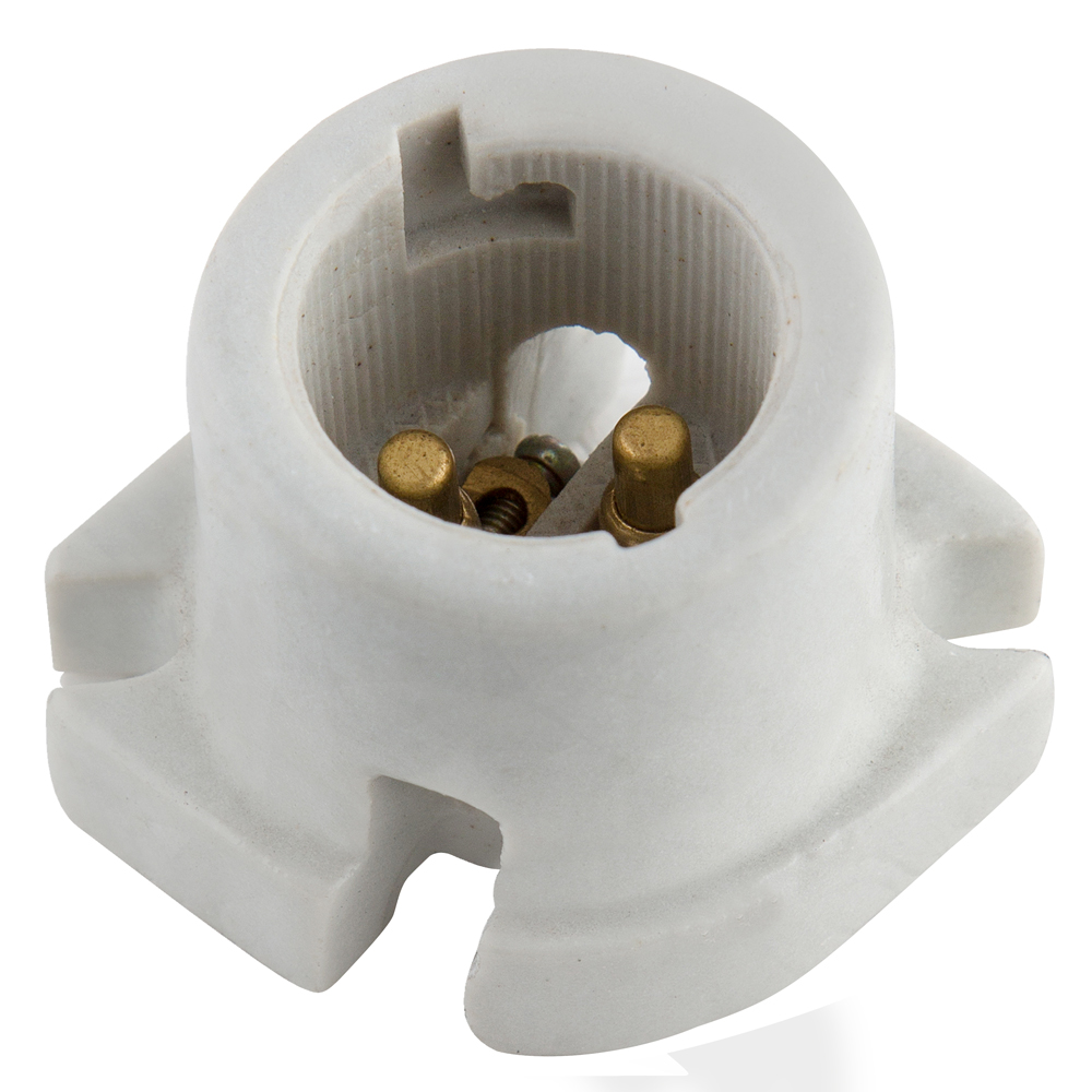 B22 Porcelain Lamp Holder - B22 Porcelain, EA184. (EA184)