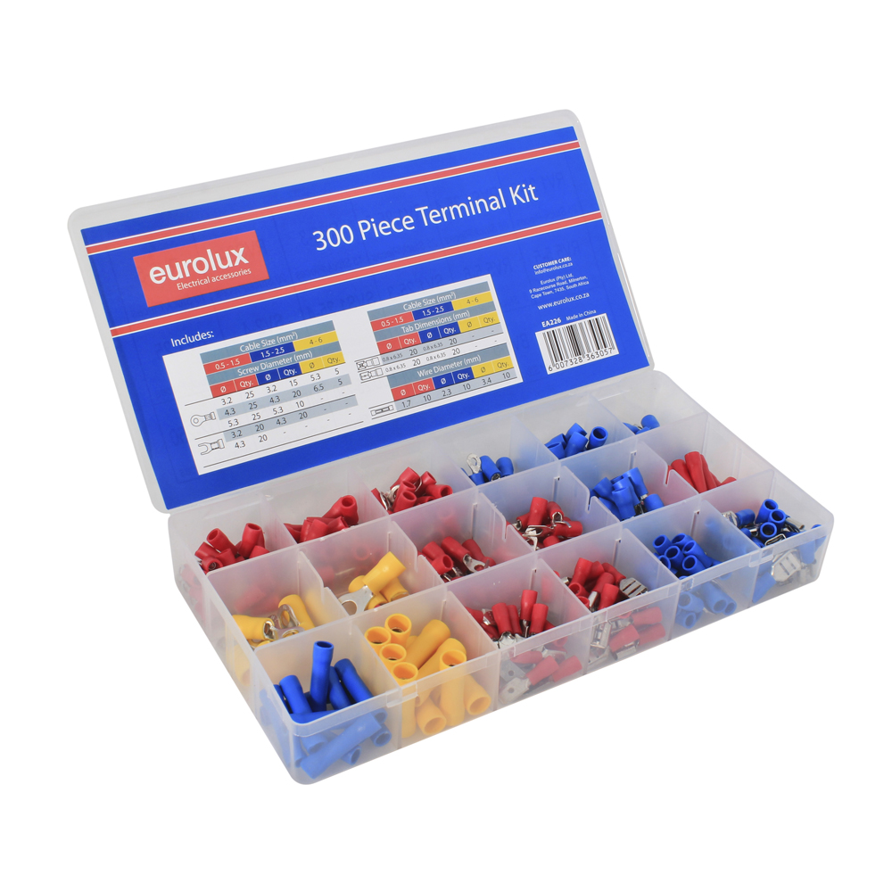 300 Piece Pre-Insulated Terminal Kit (EA226)