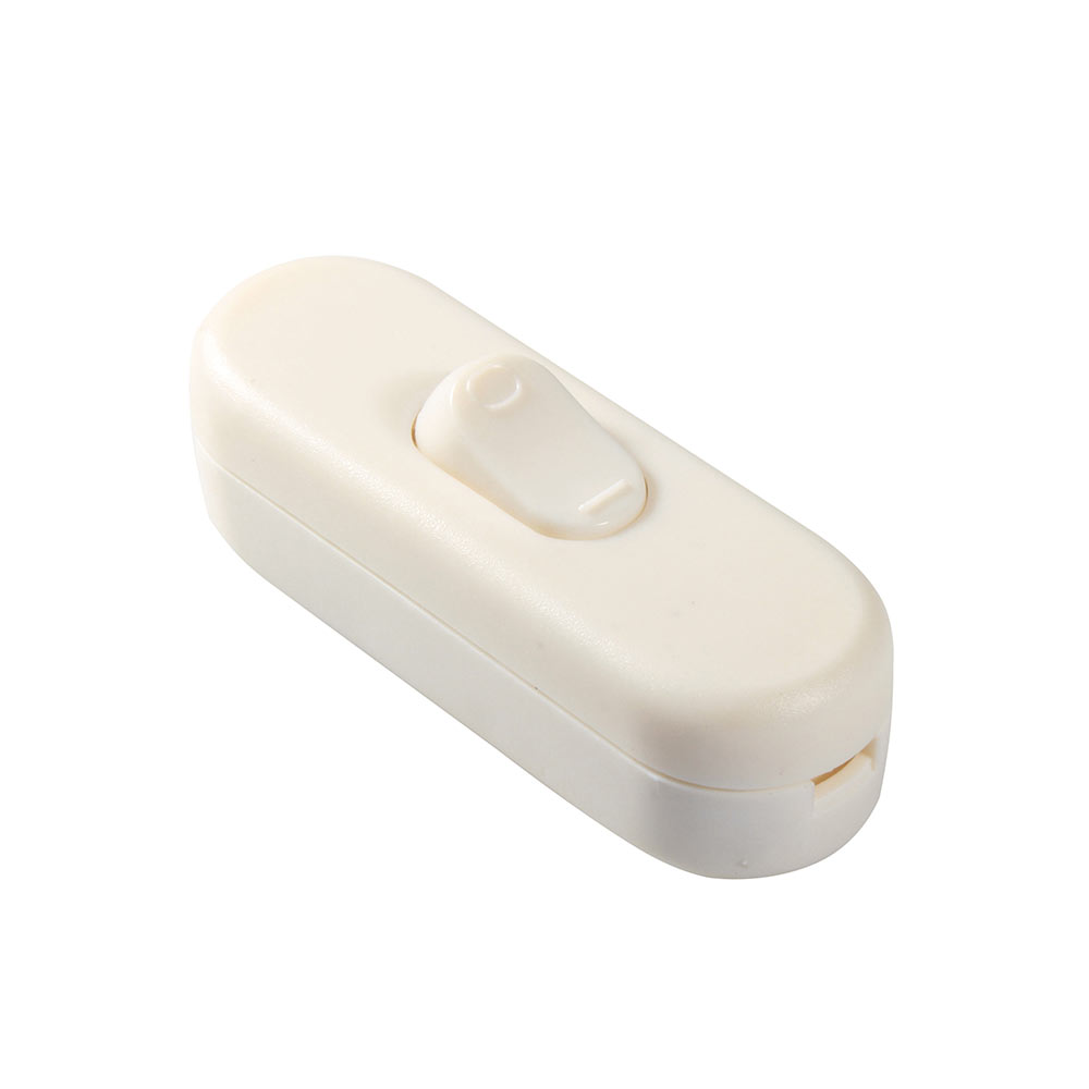 White Plastic Inline Rocker Switch (EA86)