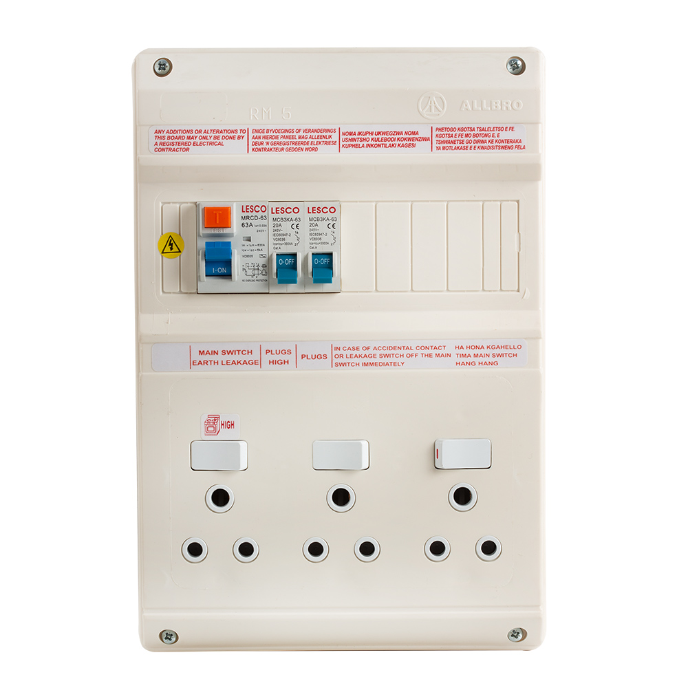 13 Module 3 x 16A Socket Ready Board (EB24)