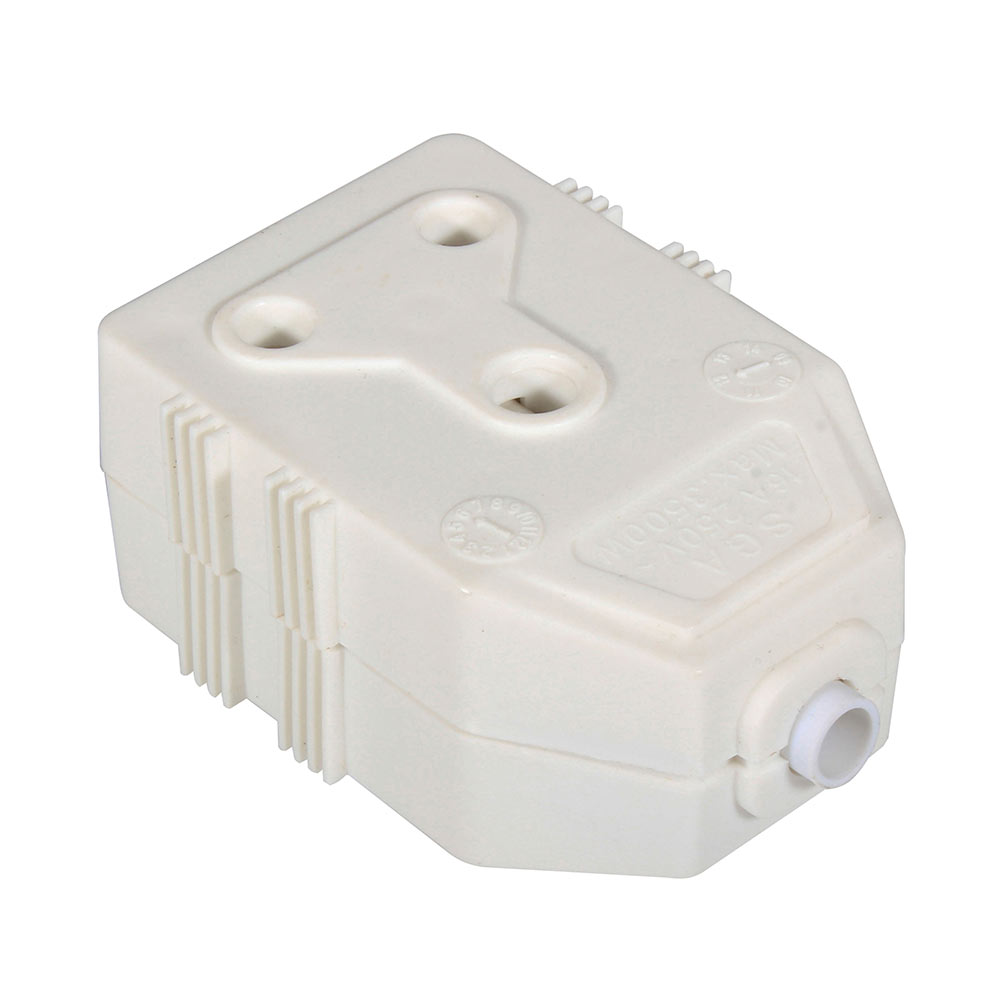 White PVC Double Janus Couplers (EM10)