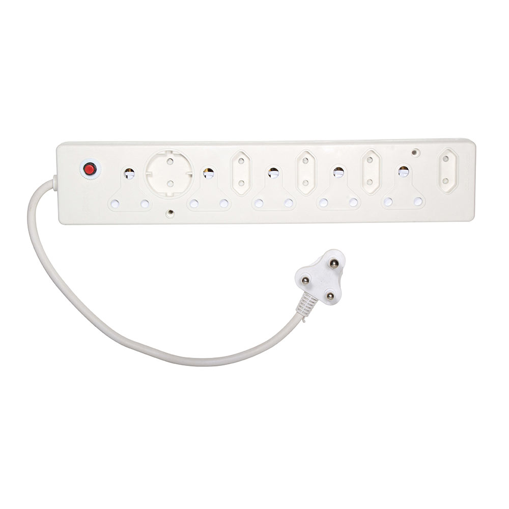 5 x 16A, 4 x 5A, 1 x 5A Schuko Multi-Plug with Overload protection (EM4)