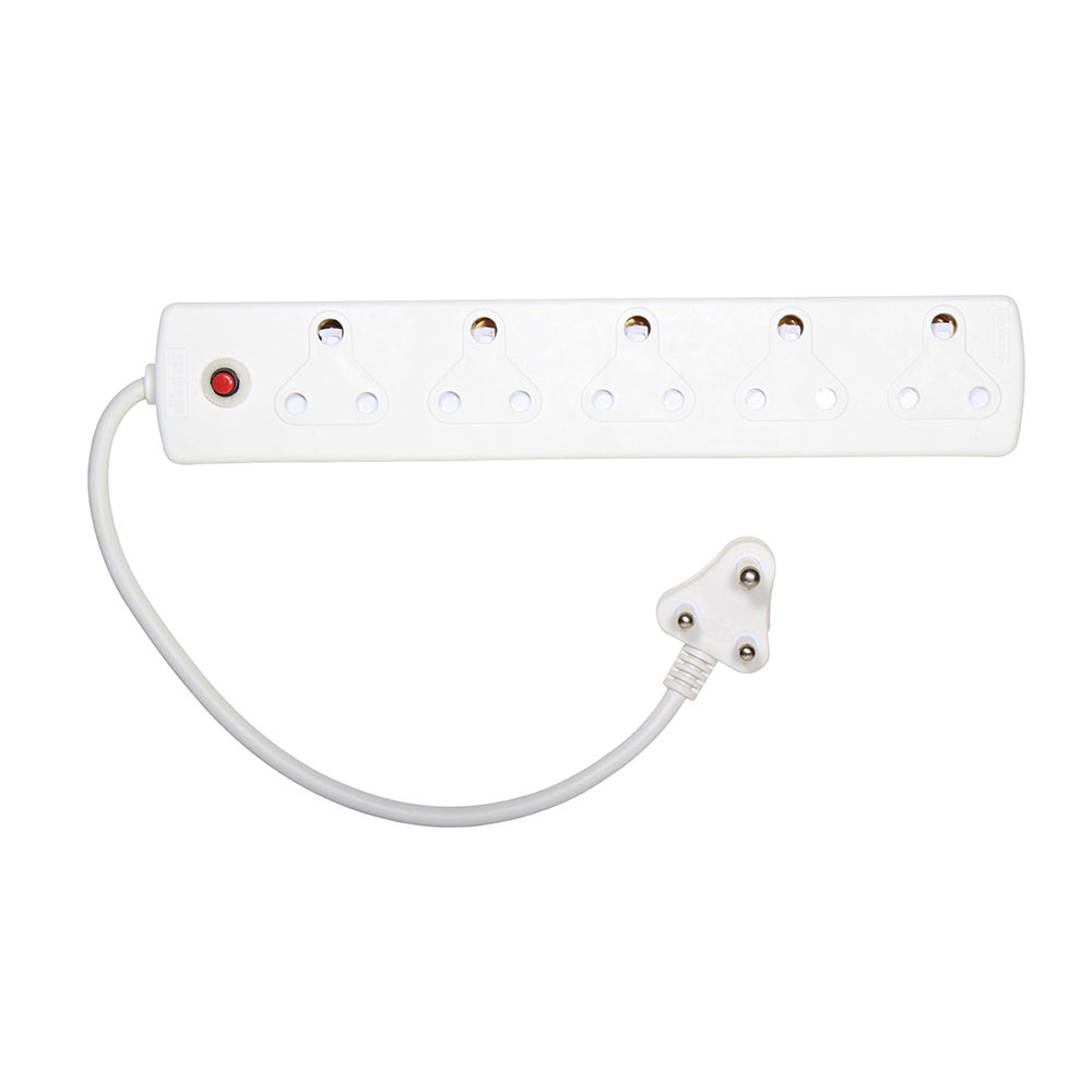 5 x 16A Multi-Plug with Overload protection (EM8)