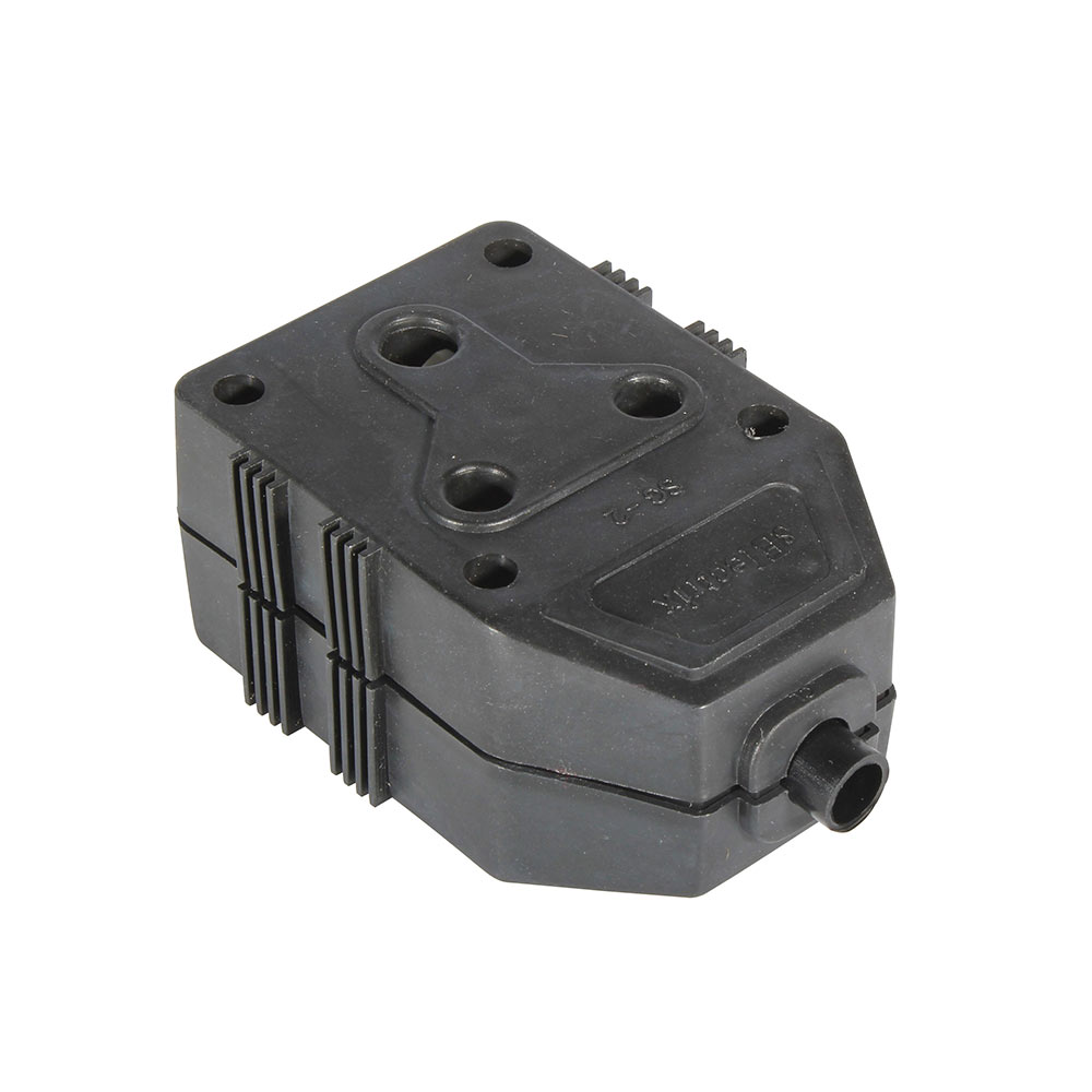 Black PVC Double Janus Couplers (EM9)