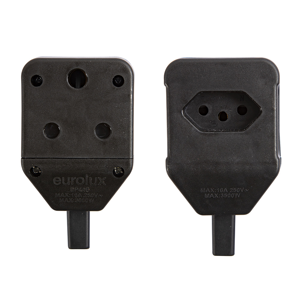 Black 2 way janus coupler (EP44B)
