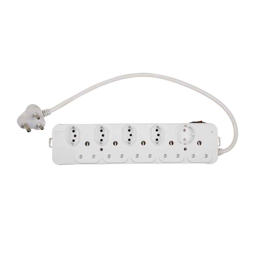 5 x 16A, 4 x 5A, 1 x schuko multi-plug (EP64)