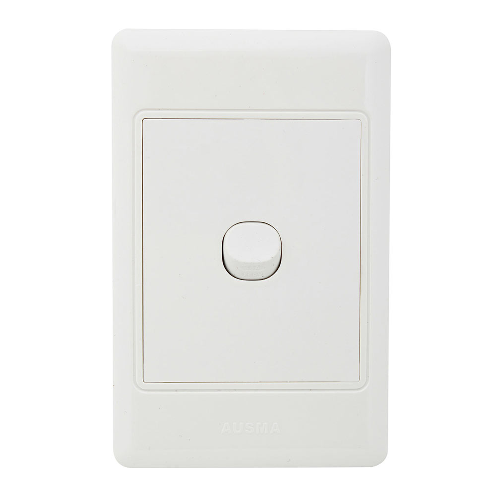 1 x Lever 1 way 100mm x 50mm Wall Switch (ES3)