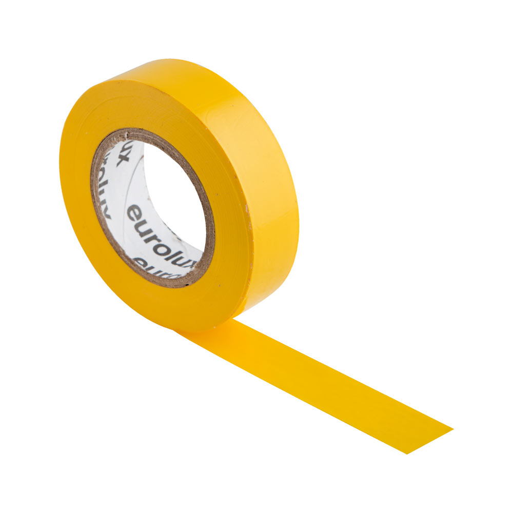 PVC Insulation Tape 20m Yellow  (0.13mm x 18mm) (ET65Y)