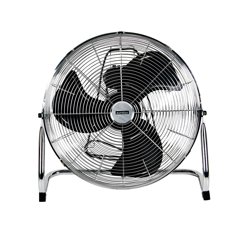120W Industrial floor fan 20' chrome (F17)