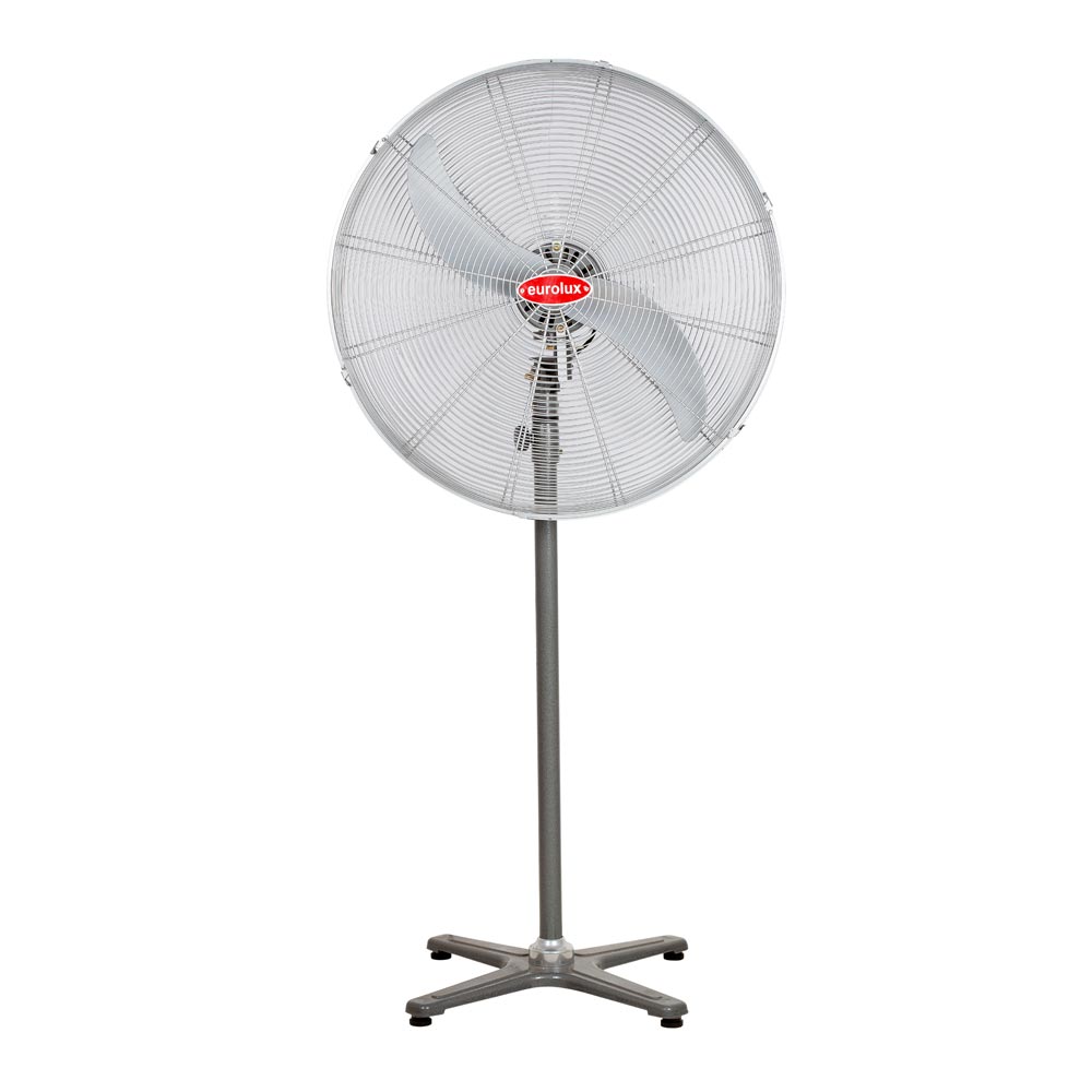 Hurricane standing fan 26' 3 speed silver (F23S)