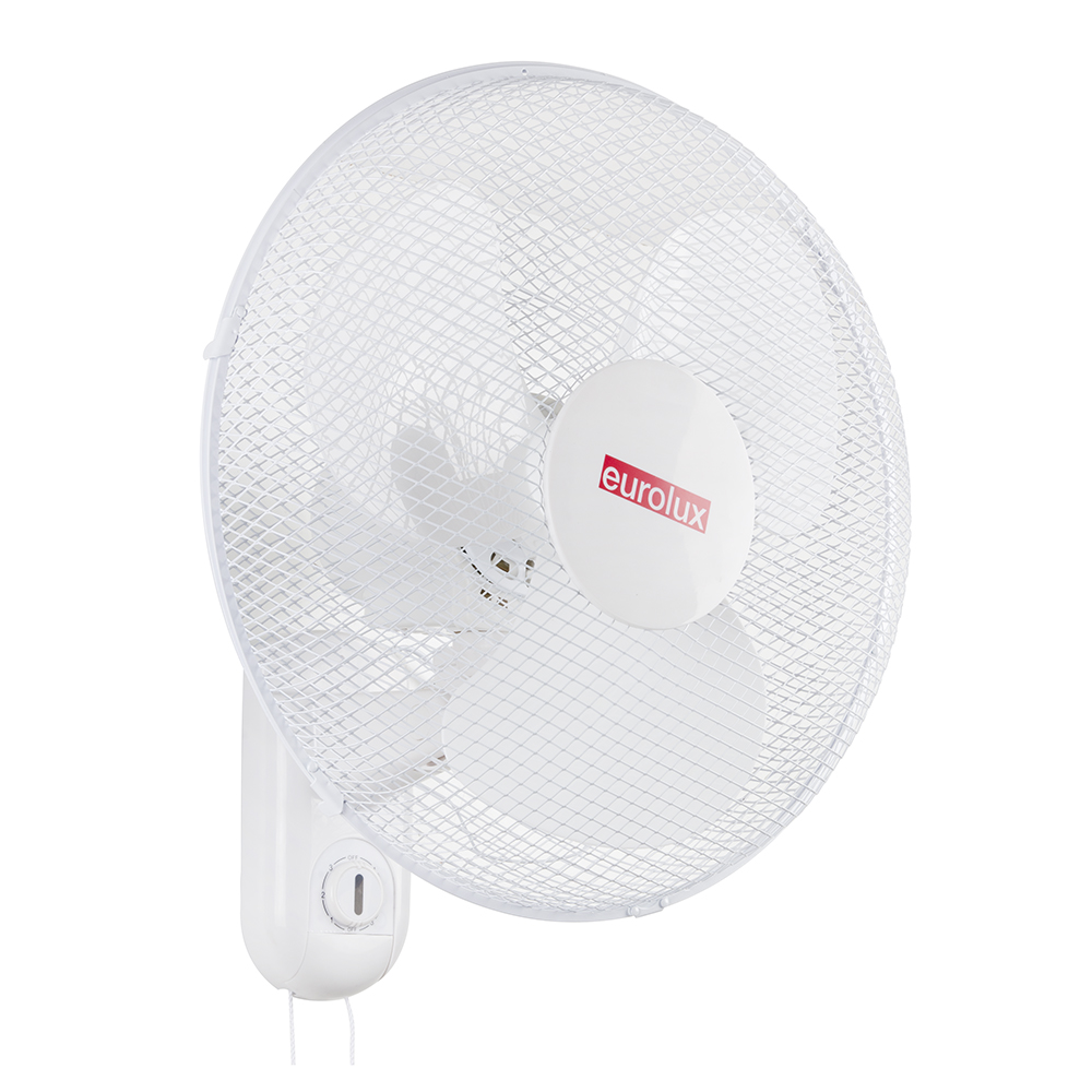Plastic Wall Fan 3 Blades White