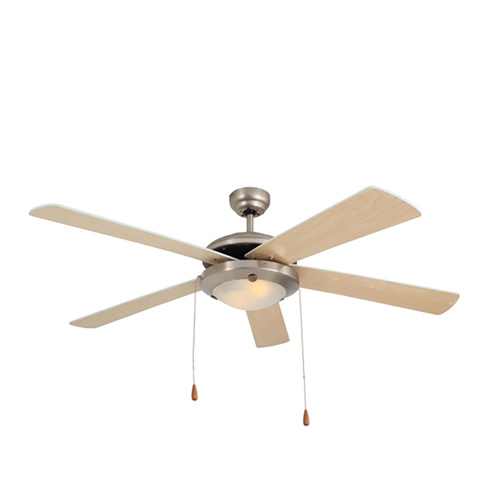 Fan Comet 5 blades 52 satin chrome (F4NW)
