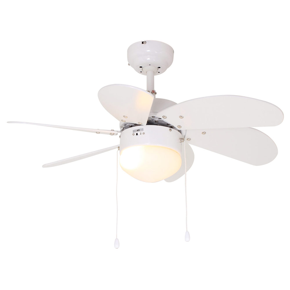 Fan turbo swirl 6 blades 30 white (F7W)