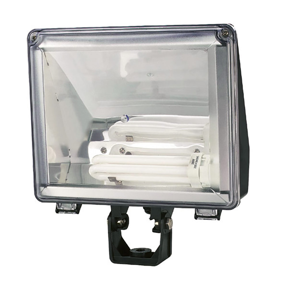Plastic Flood Light 1 x G24d-3 2 Pin PL 26 (FS139)
