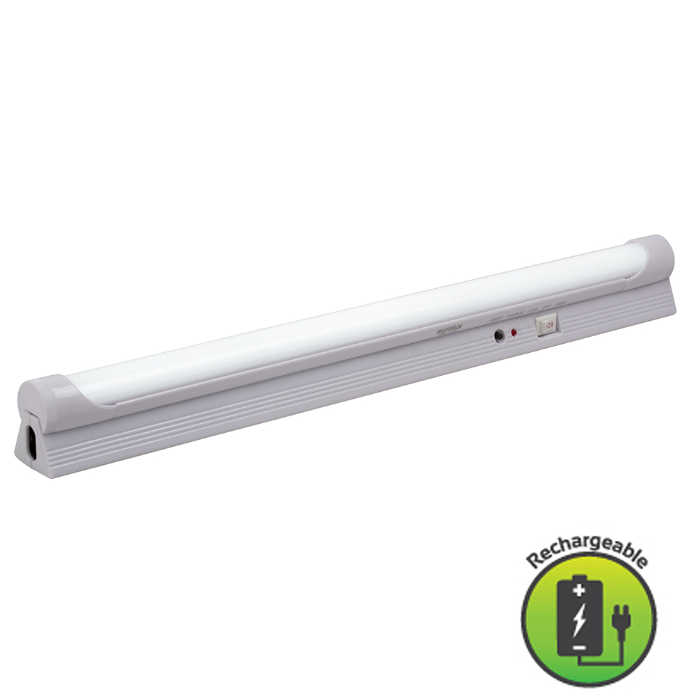 3.7V 2.2AH 2 PCS rechargeable LED emergency tube 90 LED (FS207)