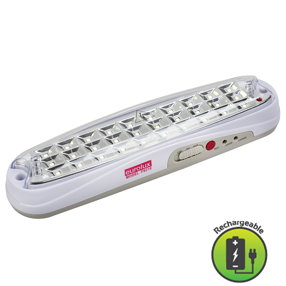 3.7V 1.2AH rechargeable LED emergency light 30 LED (FS210)