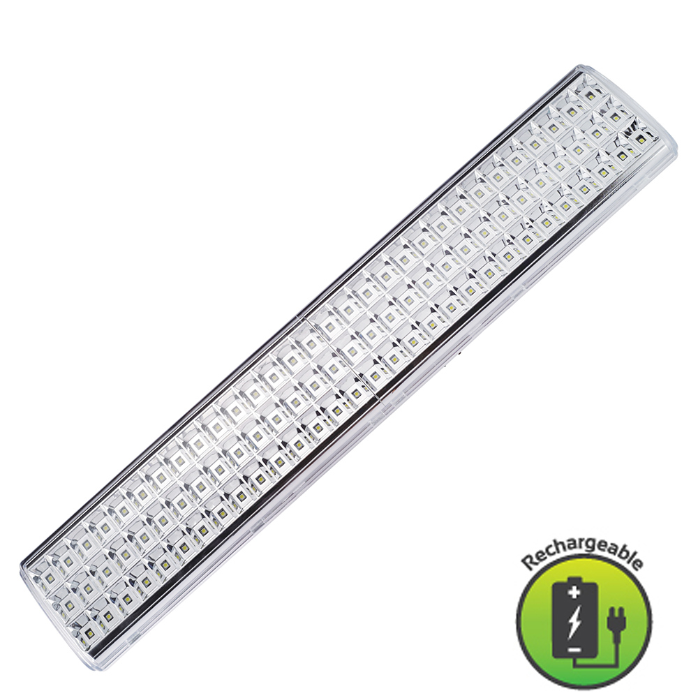 3.7V 2.2AH 2 pcs with pull switch rechargeable LED emergency light 90 LED - 3.7V 2.2AH 2 PCS WITH PULL SWITH Recharg LED Emergency Light 90 LED, FS212. (FS212)