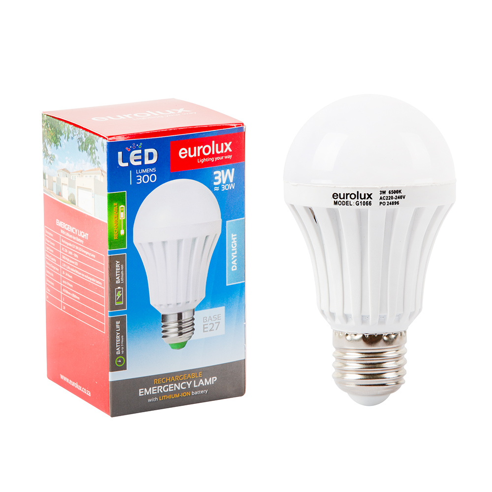 3W E27  LED Rechargeable Lamp (G1066)