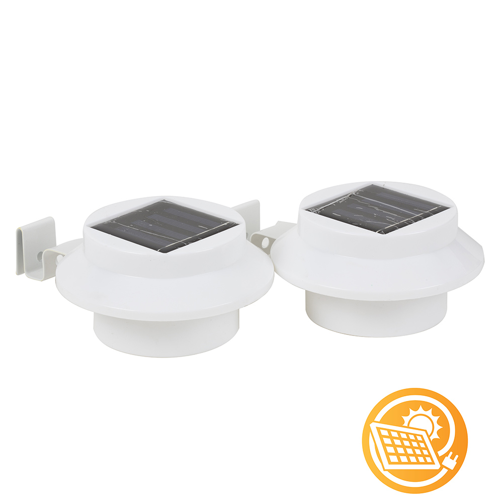 2 Pack Solar Gutter Light (H191)