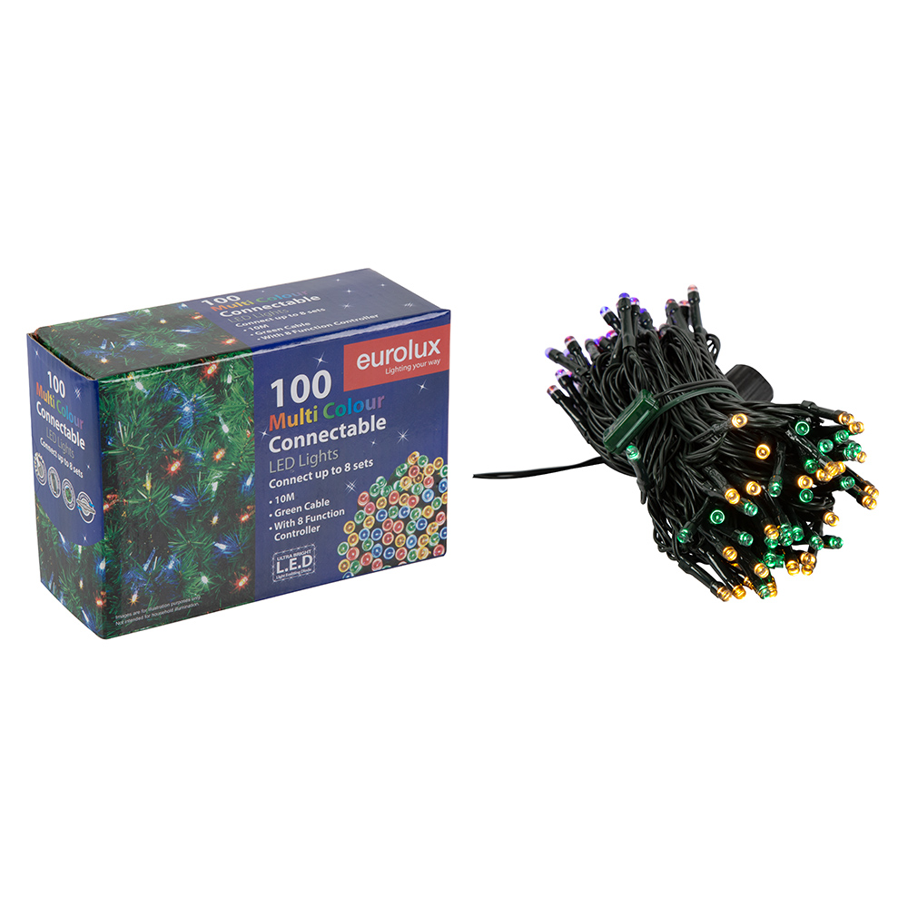 100 LED String light 10M Multi colour (H294MC)