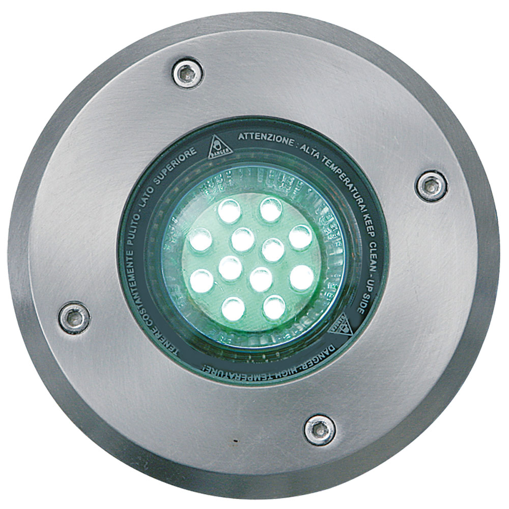 Stainless Steel Ground Surface Light - GROUND SURFACE LIGHT 35w S.STEEL G5.3, O123SS. (O123)