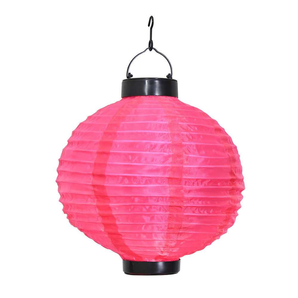 SOLAR PARTY LANTERN PINK (O190PI)