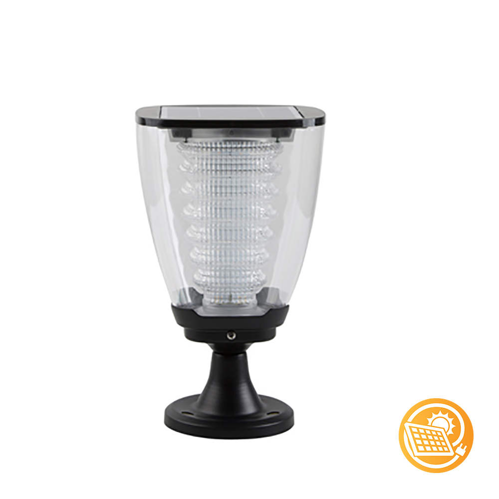 100 lumens cup design solar post light (O426)