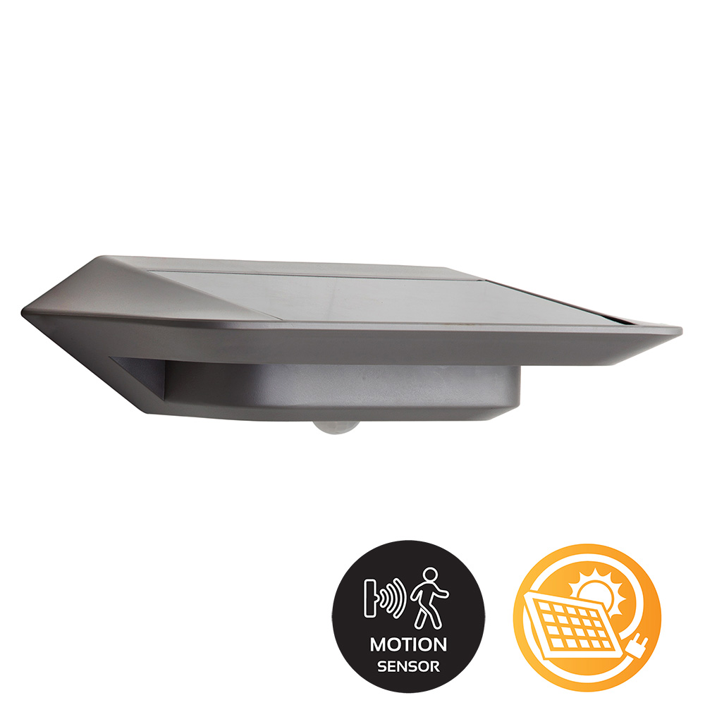 Ghost Solar Wall Light Silver (O461)