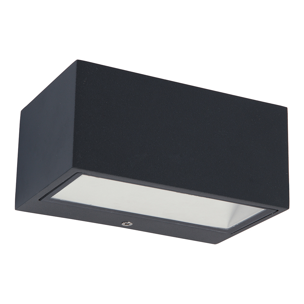 Gemini LED Wall Light 10.5W Graphite - Gemini LED Wall Light 9w Stainless Steel, O481. (O481)