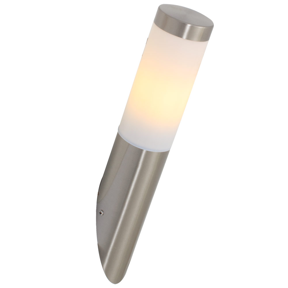 Wall Light - WALL LAMP STAINLESS STEEL W/O GRID, O53SS. (O53SS)