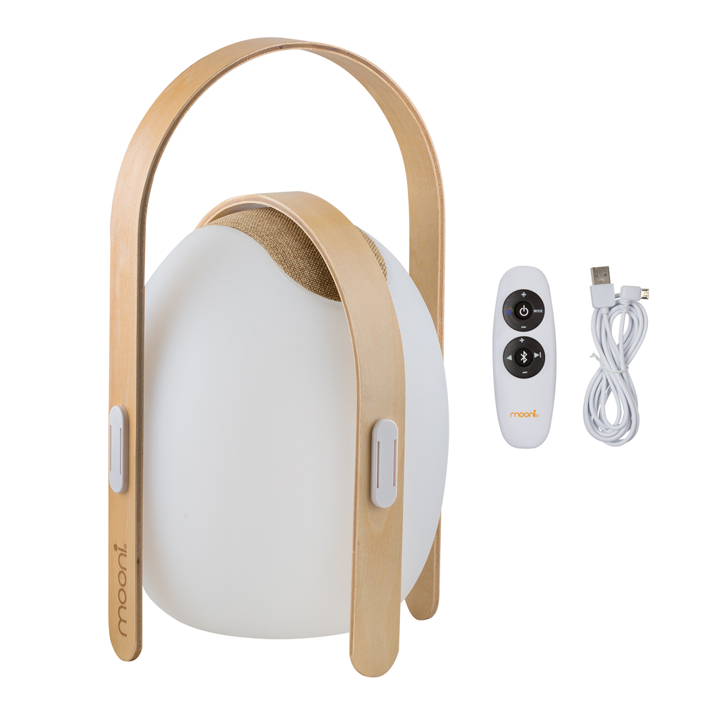 Ovo Mini Speaker Lantern Wooden Handle (O556)