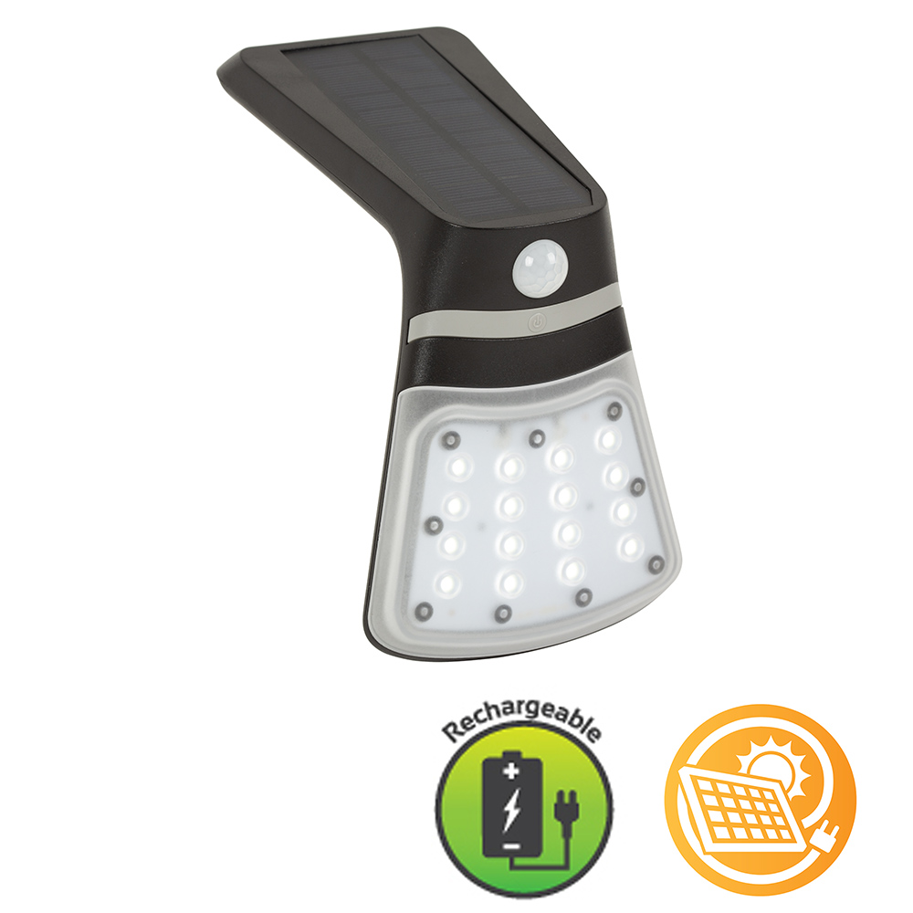 Solar Motion Sensor Wall Light (O589B)