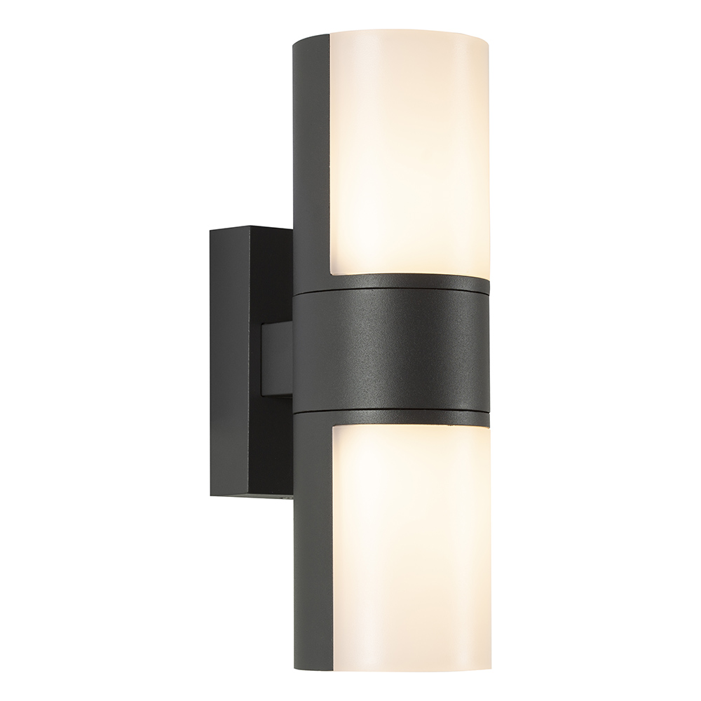 Cyra 16W 3000K Grey Aluminium Wall Light (O601)