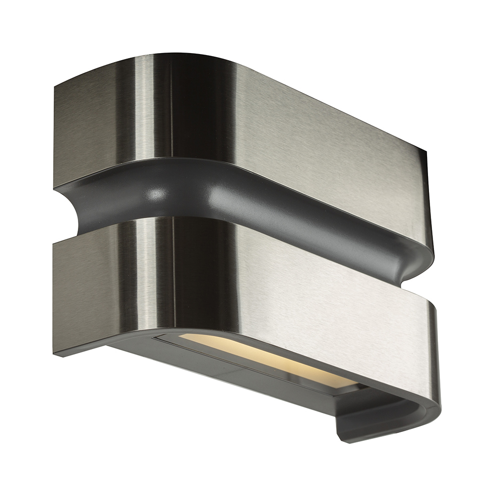 Maya 14,5w 3000k Grey Stainless Steel Wall Light (O606)