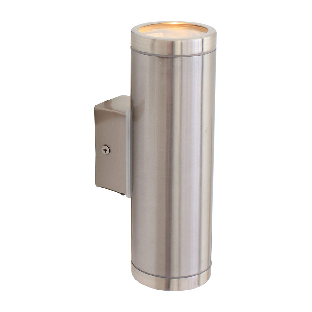 Riga lantern inc 2x35w GU10 stainless steel - RIGA LANTERN inc 2x35w GU10 S/STEEL, O88SS. (O88SS)