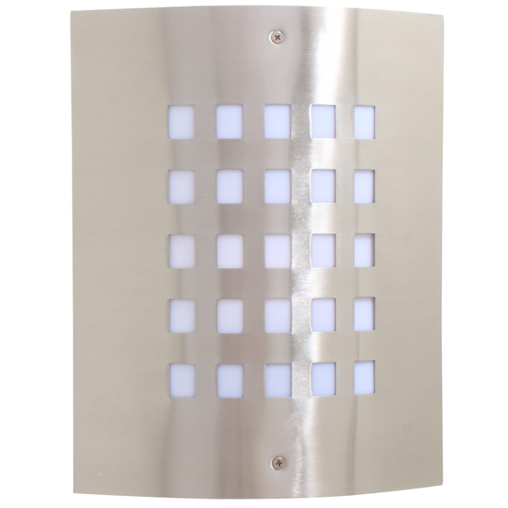 Outdoor with light grid stainless steel - Outdoor W/Light Grid Stainless Steel, O93SS. (O93SS)