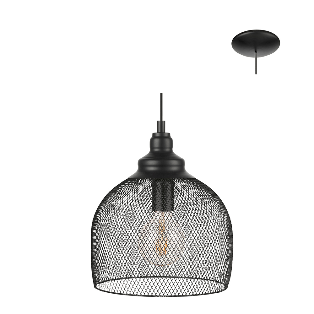 Black Straiton Pendant (P1015B)