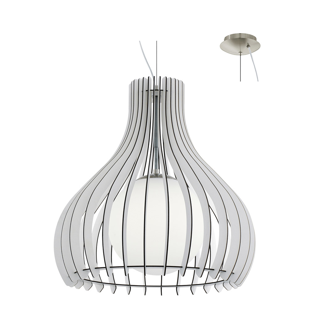 Tindori White Pendant - Tindori White 2000 X 500, P129W. (P129W)