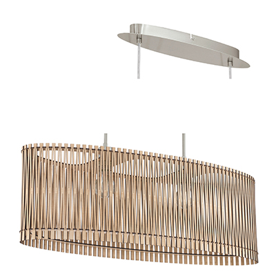 Sendero Pendant 1300 x 775mm Maple Wood (P176)