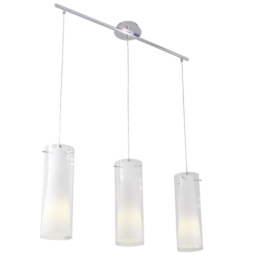 PINTO 3 LIGHT PENDANT WITH CORD SUSPENSION EXCL 3 X E27 GLS 60W (P390)