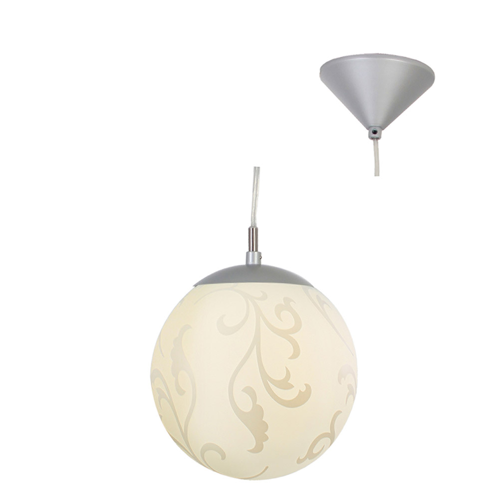 Rebecca Pendant (200mm) White (P414)