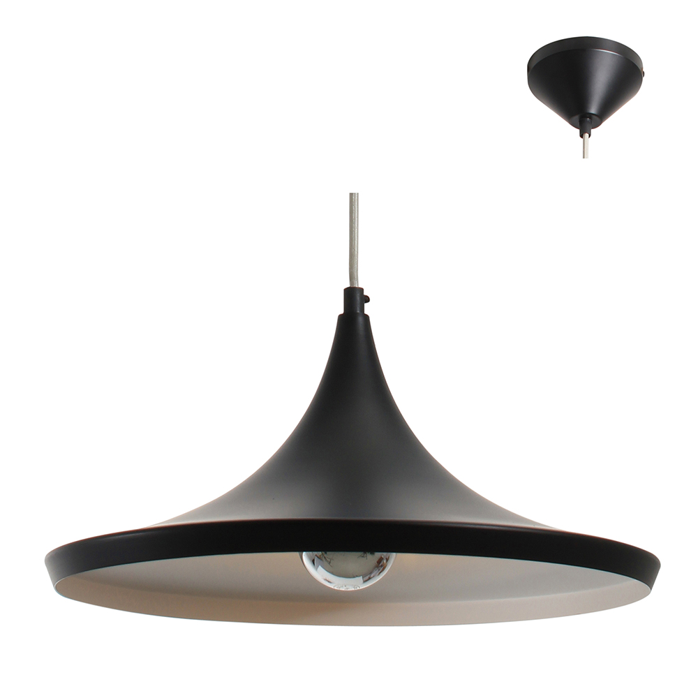 Vortex Pendant 1LT Black/White E27 (P480)
