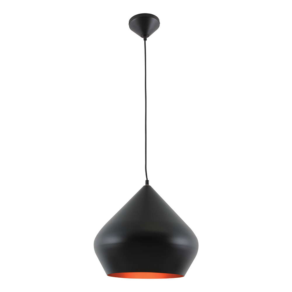 Pendant Black Outside & Gold Inside (P481)