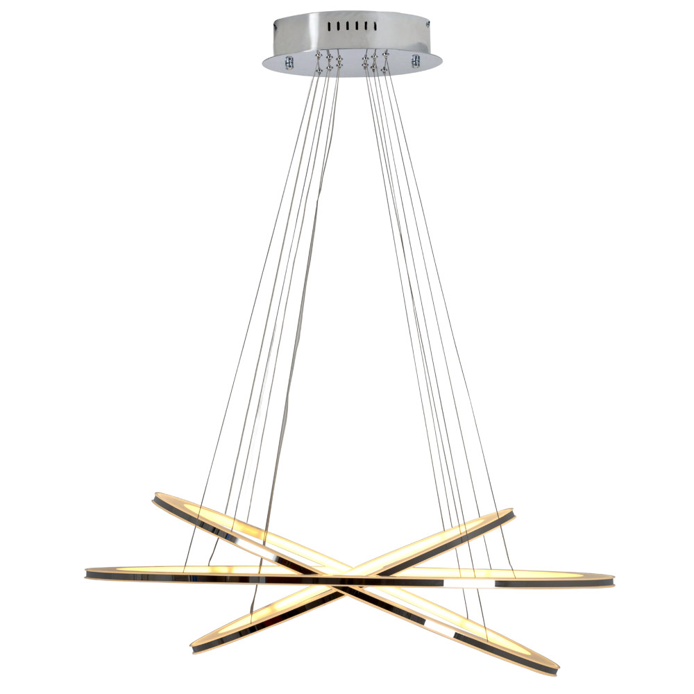 PENDANT LED 60W CHROME 70W (P572)