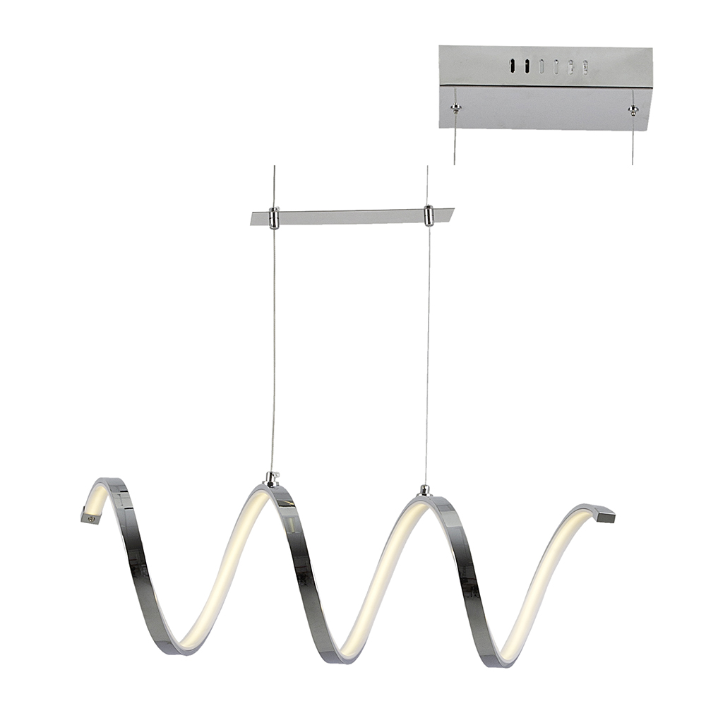 PENDANT LED 37W CHROME / SILVER (P575)