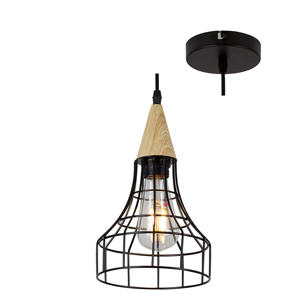 Vibrato Pendant 170mm Black (P596)