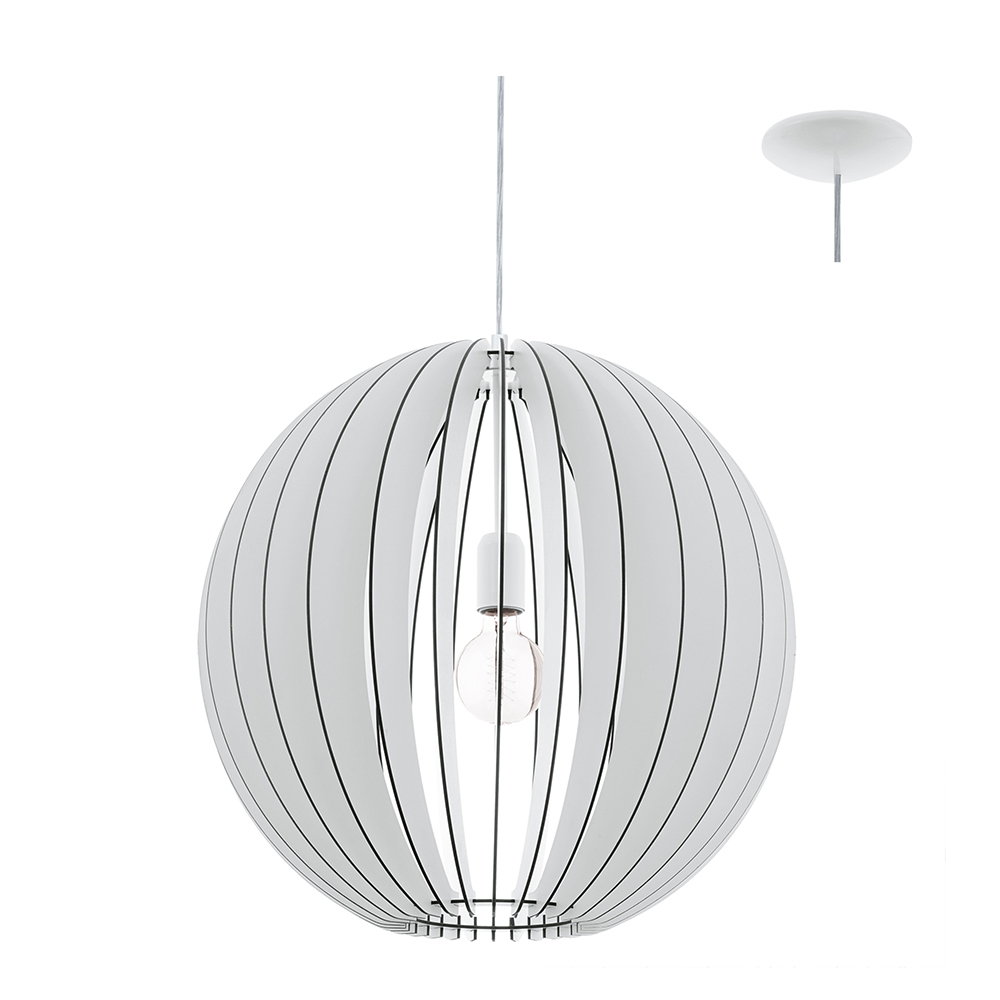 Cossano White Pendant 500mm - COSSANO 500 WHITE, P671W. (P671W)