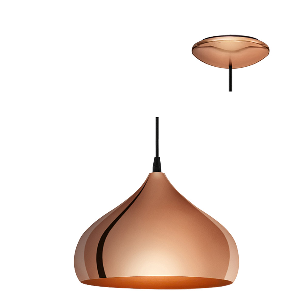 Hapton Copper 280mm Pendant - Hapton copper 290, P702. (P702)
