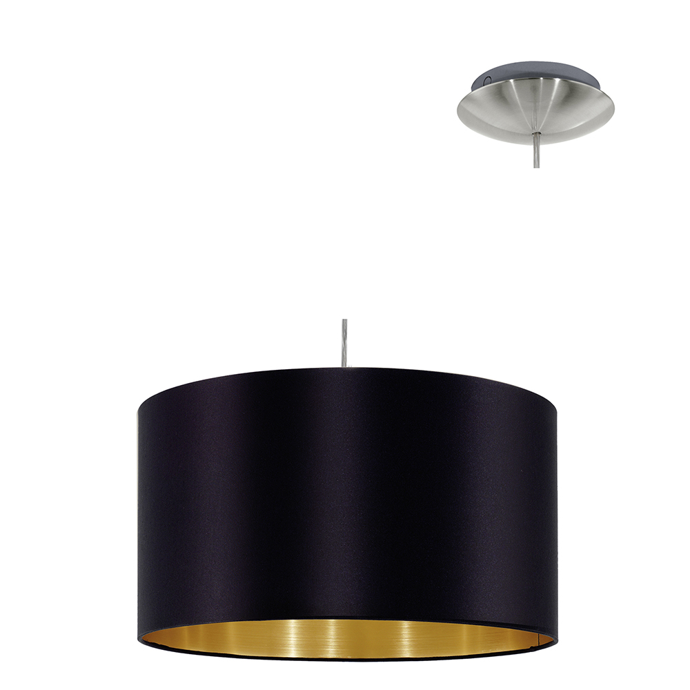 Maserlo Black/Gold Pendant - MASERLO BLACK/GOLD INNER PENDANT (1100mm X 380mm), P711B. (P711B)