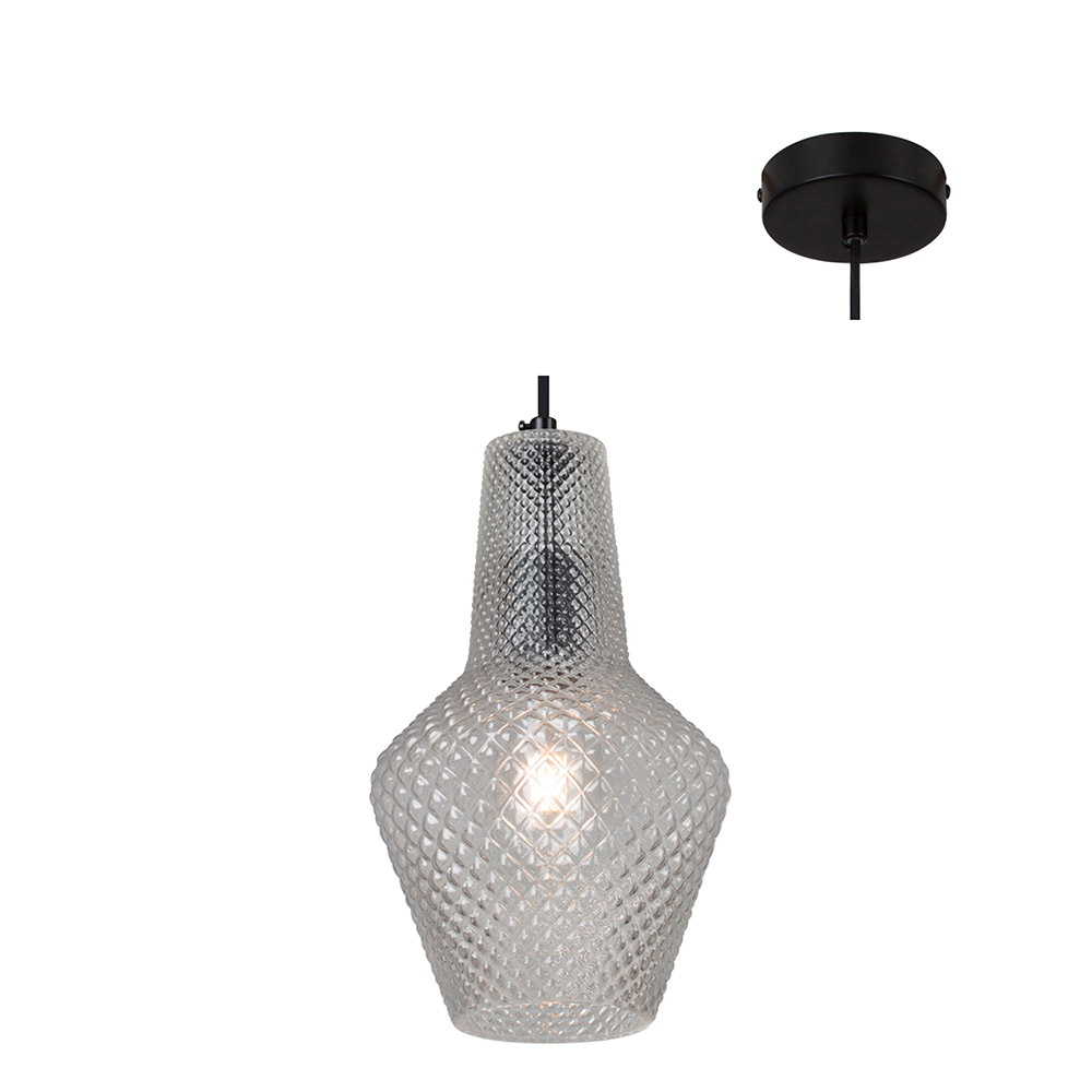 Milano Pendant Small Clear Glass (P796CL)